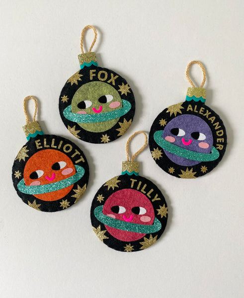 Personalised Cheeky Space Bauble