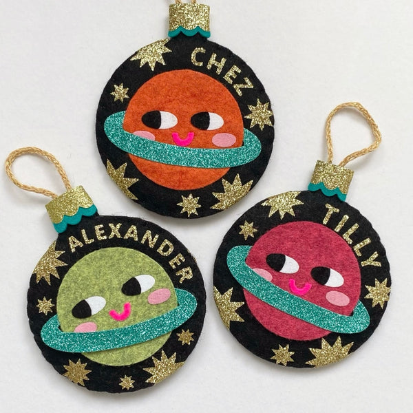 Personalised Cheeky Space Bauble